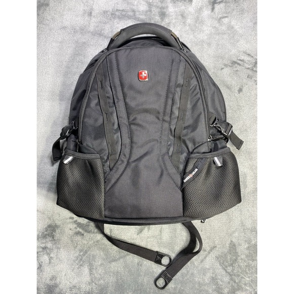 Swiss Gear Airflow Scan Smart Laptop Tablet Backpack Glasses Black 11 Pockets